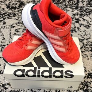 adidas Kids Coral-Red Athletic Sneakers